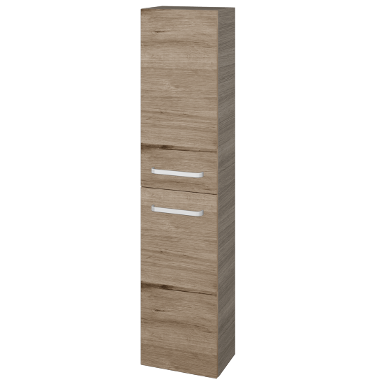 Hochschrank UNI SV1D2 35  - D03 Cafe - Griffes T01 - D23 Herkules - Links