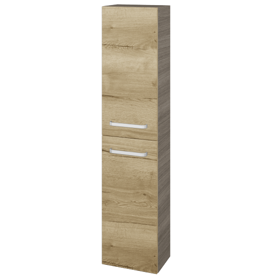 Hochschrank UNI SV1D2 35  - D03 Cafe - Griffes T01 - D26 Ontario - Links