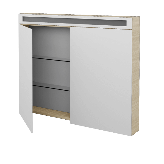 Spiegelschrank ORO GA2OE 100  - D04 Eiche