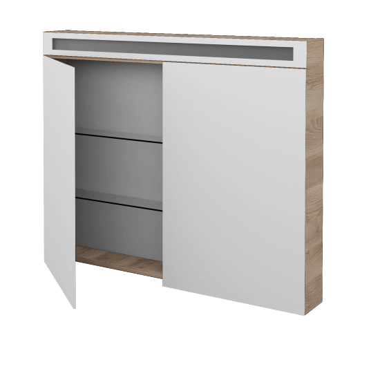 Spiegelschrank ORO GA2OE 100  - D17 Eiche Colorado