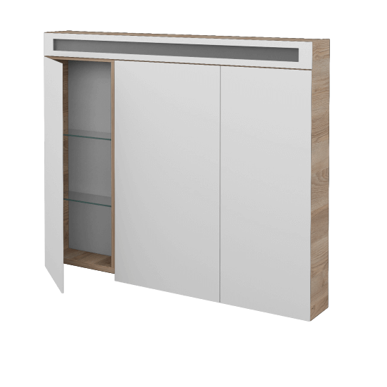 Spiegelschrank ORO GA3OE 100  - D17 Eiche Colorado