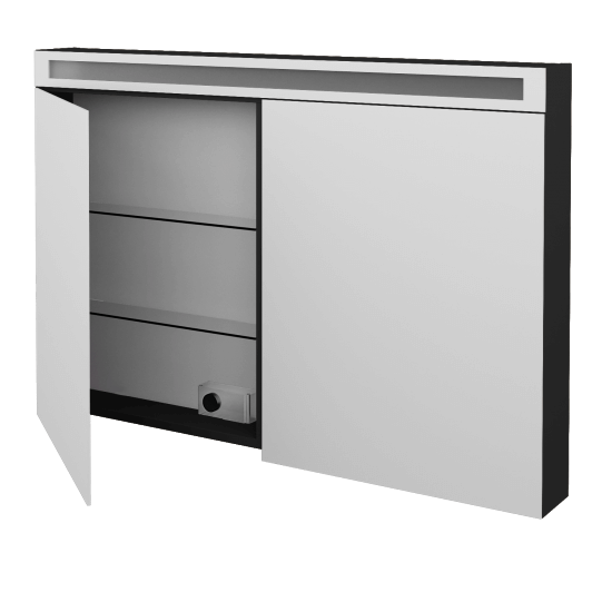 Spiegelschrank ORO GA2OE 120  - N03 Graphite