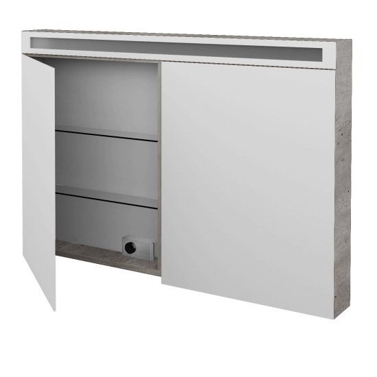 Spiegelschrank ORO GA2OE 120  - D27 Cognac