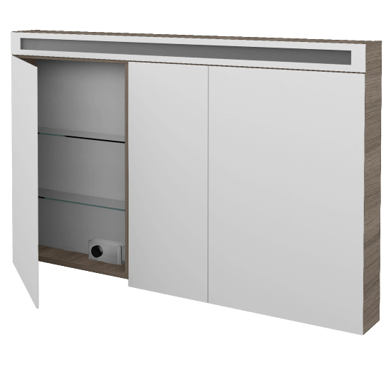 Spiegelschrank ORO GA3OE 130  - D03 Cafe