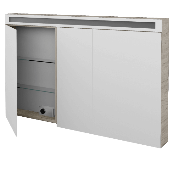 Spiegelschrank ORO GA3OE 130  - D05 Oregon