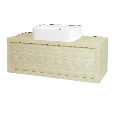 Badezimmerschrank MOVE SZZ 100 (Waschtisch Joy 2)  - D04 Eiche - D04 Eiche