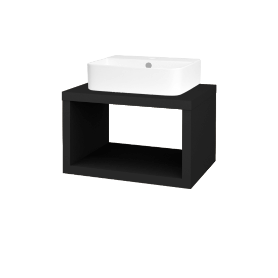 Badezimmerschrank MOVE SZO 60 (Waschtisch Joy 3)  - L03 Grau Metallic Lack Hochglanz