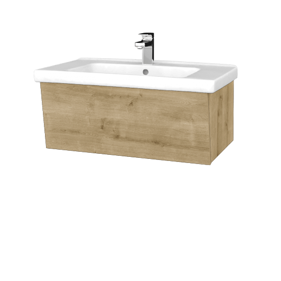 Badezimmerschrank EDITION SZZ 80 (Waschtisch Harmonia)  - D09 Eiche Arlington - D09 Arlington