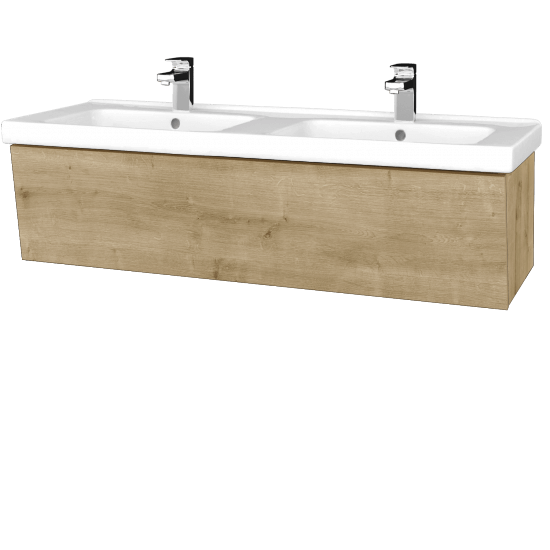 Badezimmerschrank EDITION SZZ 125 (Waschtisch Harmonia)  - D09 Eiche Arlington - D09 Arlington