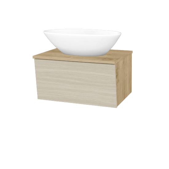Badezimmerschrank EDITION SZZ 65 (Waschtisch Triumph)  - D09 Eiche Arlington - D04 Eiche - Nein