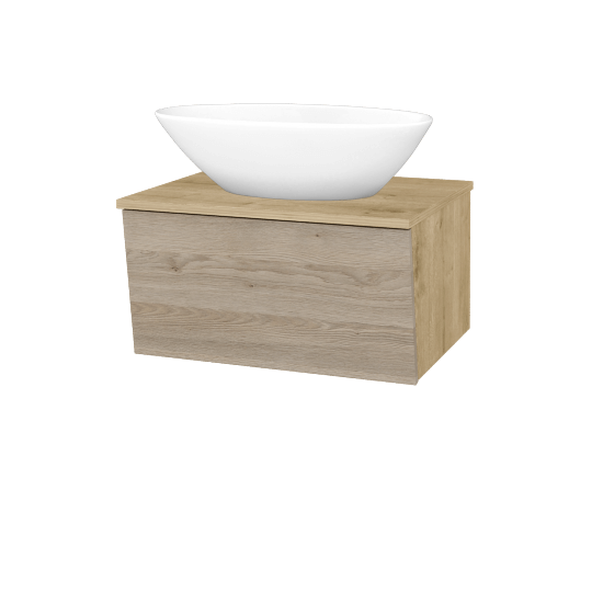 Badezimmerschrank EDITION SZZ 65 (Waschtisch Triumph)  - D09 Eiche Arlington - D17 Eiche Colorado - Nein