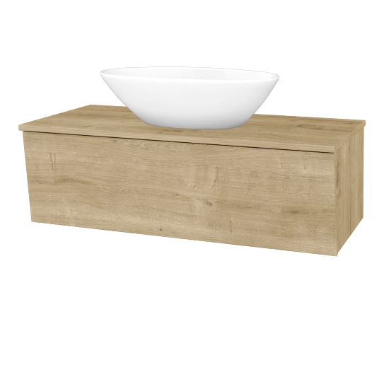 Badezimmerschrank EDITION SZZ 100 (Waschtisch Triumph)  - D09 Eiche Arlington - D09 Arlington - Nein