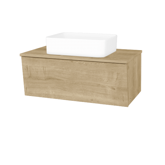 Badezimmerschrank EDITION SZZ 80 (Waschtisch Joy)  - D09 Eiche Arlington - D09 Arlington - Nein