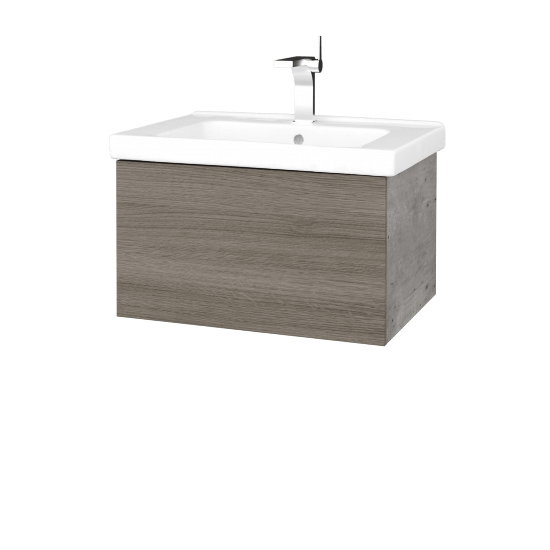 Waschtischunterschrank FLAT SZZ 65 (Waschtisch Harmonia)  - D01 Beton - D03 Cafe