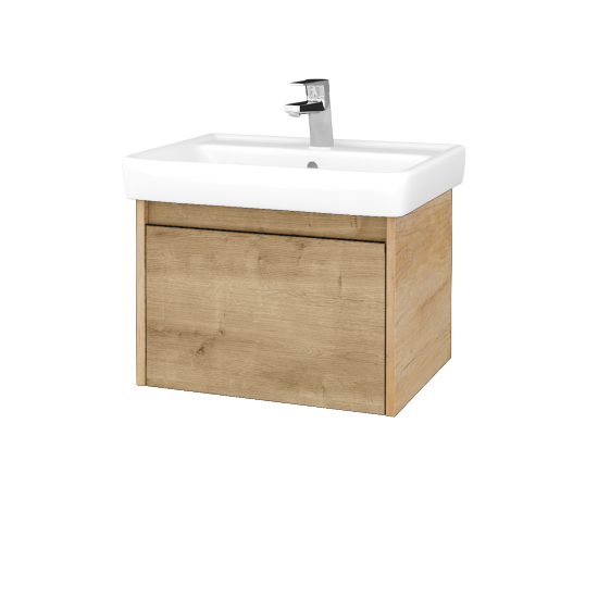 Waschtischunterschrank LOGI SZZ 60 (Waschtisch Q)  - D15 Eiche Nebraska - D09 Arlington