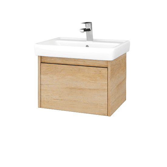 Waschtischunterschrank LOGI SZZ 60 (Waschtisch Q)  - D15 Eiche Nebraska - D15 Eiche Nebraska