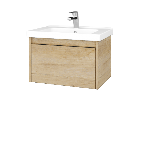 Waschtischunterschrank LOGI SZZ 65 (Waschtisch Harmonia 65)  - D15 Eiche Nebraska - D15 Eiche Nebraska