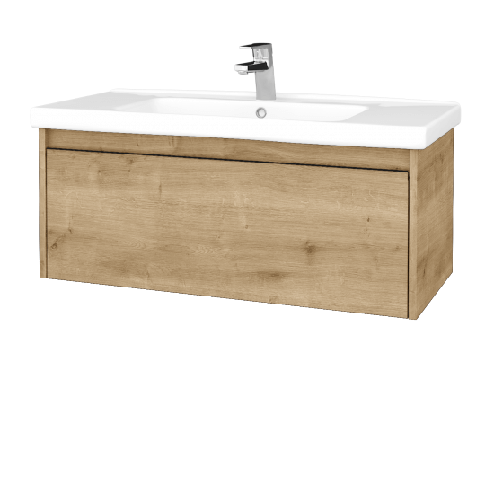 Waschtischunterschrank LOGI SZZ 100 (Waschtisch Harmonia)  - D09 Eiche Arlington - D09 Arlington