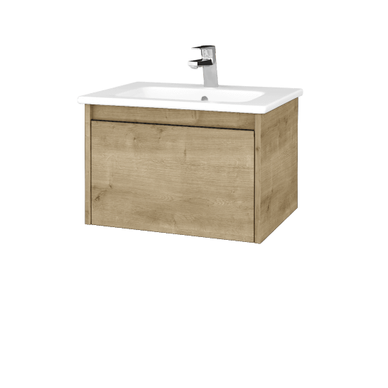 Waschtischunterschrank LOGI SZZ 60 (Waschtisch Euphoria 60)  - D09 Eiche Arlington - D09 Arlington