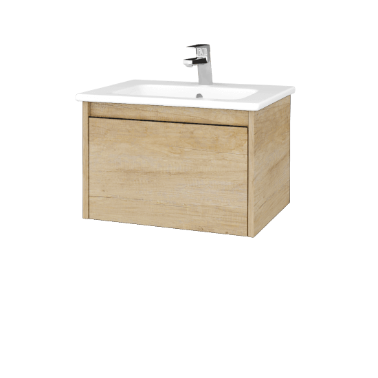 Waschtischunterschrank LOGI SZZ 60 (Waschtisch Euphoria 60)  - D15 Eiche Nebraska - D15 Eiche Nebraska