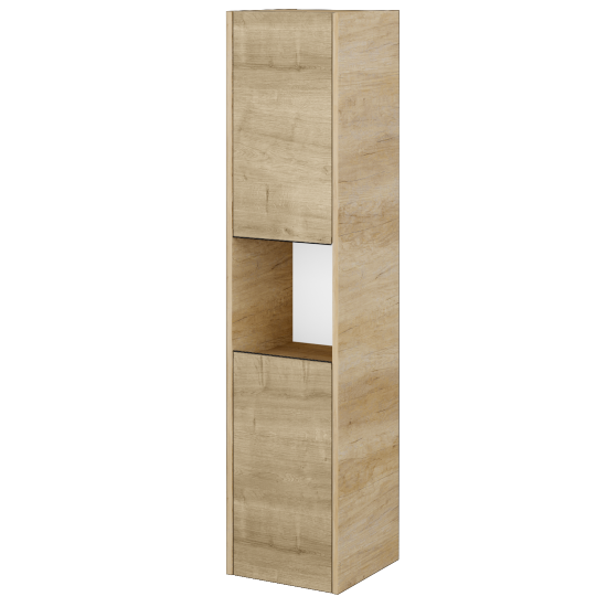 Hochschrank LOGI SVD2O 35  - D15 Eiche Nebraska - D09 Arlington - Links