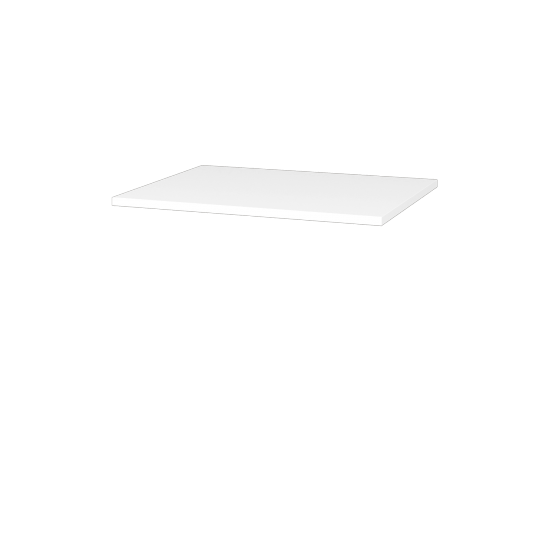 Odkládací deska ODD 60 (tl. 18 mm)  - M01 Bílá mat