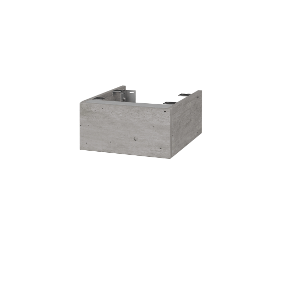 DSD SZZ 40 Unterschrank für Waschtischplatte (Höhe 20 cm)  - D01 Beton - D01 Beton - Nein