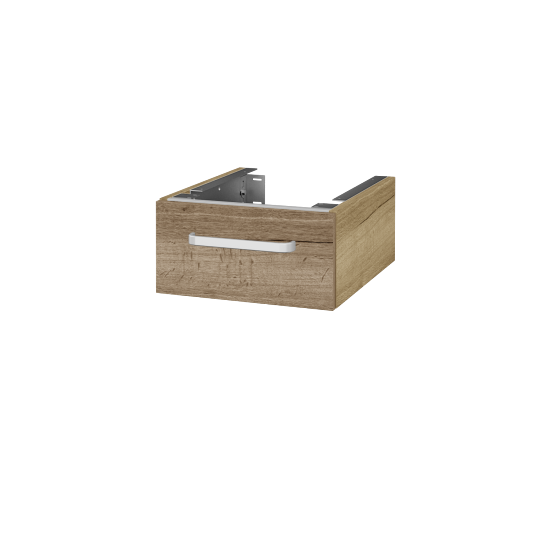 Unterschrank für Waschtischplatte DSD SZZ 40 (Höhe 20 cm)  - D26 Ontario - Griff T01 - D21 Tobacco - Nein