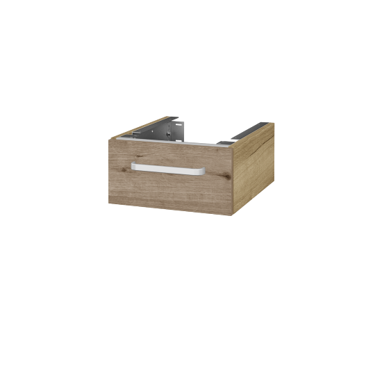 Unterschrank für Waschtischplatte DSD SZZ 40 (Höhe 20 cm)  - D26 Ontario - Griff T01 - D23 Eiche Herkules - Nein