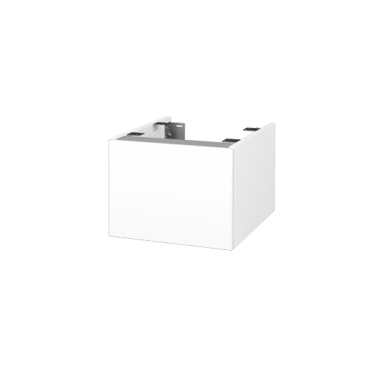 DSD SZZ1 40 Unterschrank für Waschtischplatte (Höhe 30 cm)  - N01 Weiß Hochglanz - L01 Weiß Lack Hochglanz - Nein