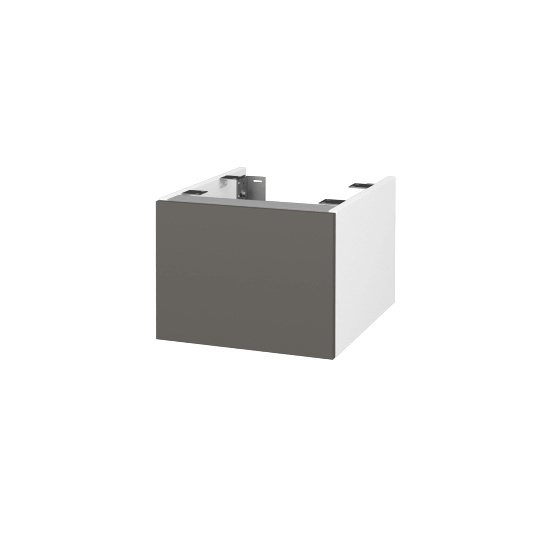 DSD SZZ1 40 Unterschrank für Waschtischplatte (Höhe 30 cm)  - N01 Weiß Hochglanz - N06 Lava - Nein