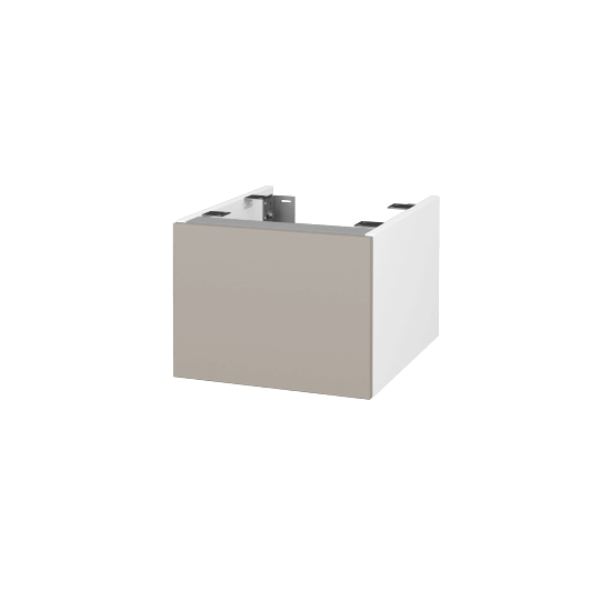 Doplňková skříňka pod desku DSD SZZ1 40 (výška 30 cm)  - N01 Bílá lesk - N07 Stone - Ne