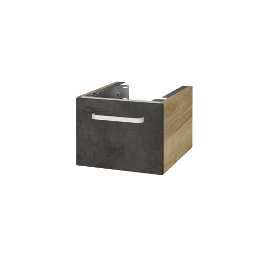 Unterschrank für Waschtischplatte DSD SZZ1 40 (Höhe 30 cm)  - D26 Ontario - Griff T01 - D16 Dark Beton - Nein