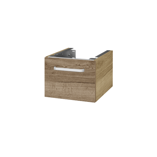Unterschrank für Waschtischplatte DSD SZZ1 40 (Höhe 30 cm)  - D26 Ontario - Griff T01 - D21 Tobacco - Nein