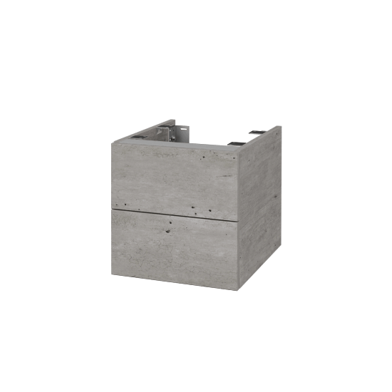 DSD SZZ2 40 Unterschrank für Waschtischplatte (Höhe 40 cm)  - D01 Beton - D01 Beton - Nein