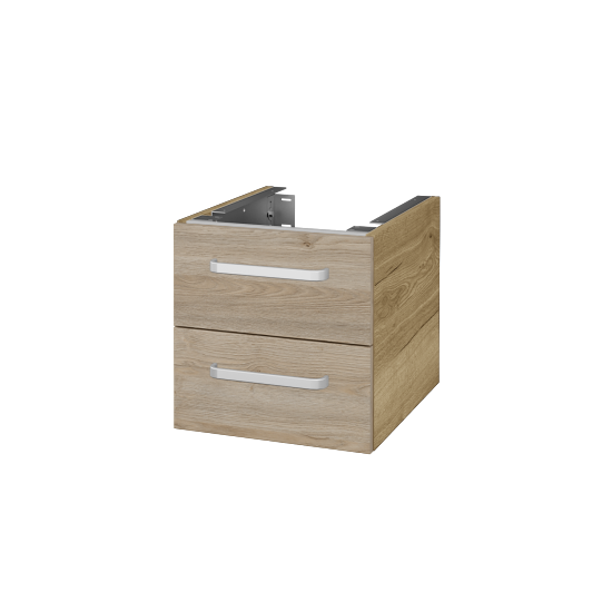 Unterschrank für Waschtischplatte DSD SZZ2 40 (Höhe 40 cm)  - D26 Ontario - Griff T01 - D17 Eiche Colorado - Nein