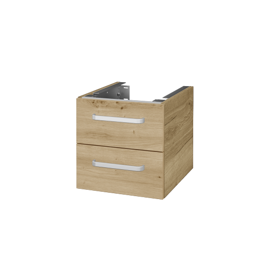 Unterschrank für Waschtischplatte DSD SZZ2 40 (Höhe 40 cm)  - D26 Ontario - Griff T01 - D22 Eiche Caramel - Nein