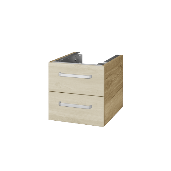 Unterschrank für Waschtischplatte DSD SZZ2 40 (Höhe 40 cm)  - D26 Ontario - Griff T01 - D24 Ohio - Nein