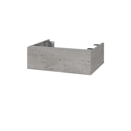 DSD SZZ 60 Unterschrank für Waschtischplatte (Höhe 20 cm)  - D01 Beton - D01 Beton - Nein
