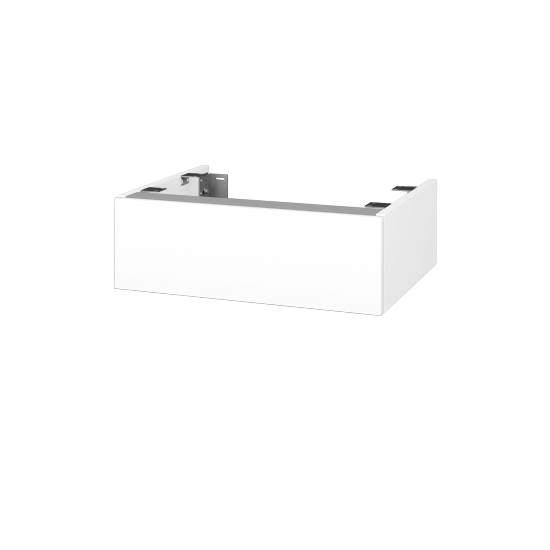 DSD SZZ 60 Unterschrank für Waschtischplatte (Höhe 20 cm)  - N01 Weiß Hochglanz - L01 Weiß Lack Hochglanz - Nein