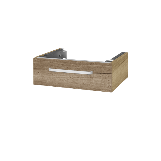 Unterschrank für Waschtischplatte DSD SZZ 60 (Höhe 20 cm)  - D26 Ontario - Griff T01 - D21 Tobacco - Nein