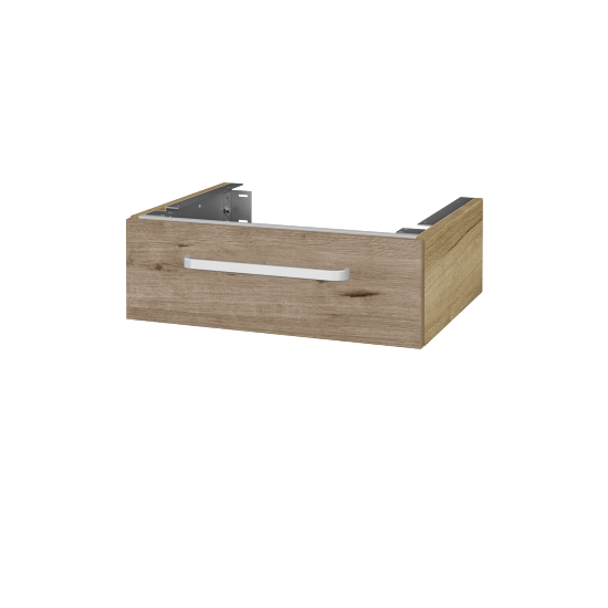 Unterschrank für Waschtischplatte DSD SZZ 60 (Höhe 20 cm)  - D26 Ontario - Griff T01 - D23 Eiche Herkules - Nein