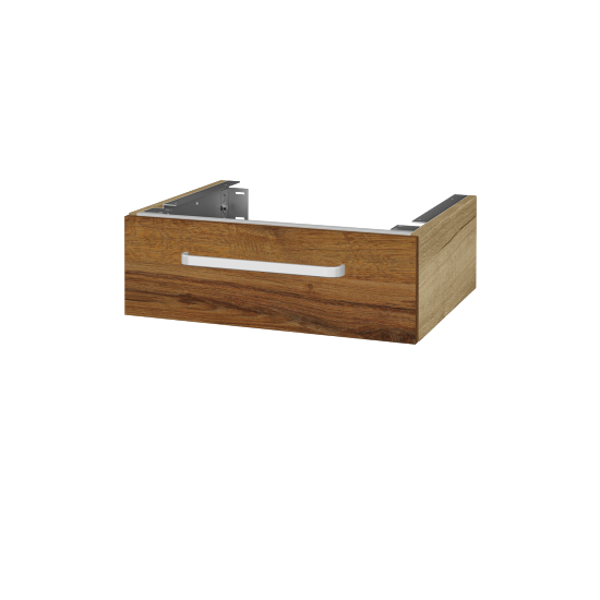 Unterschrank für Waschtischplatte DSD SZZ 60 (Höhe 20 cm)  - D26 Ontario - Griff T01 - D27 Cognac - Nein