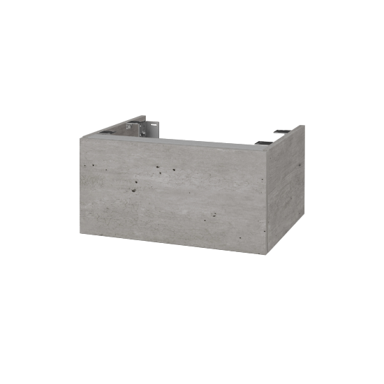 DSD SZZ1 60 Unterschrank für Waschtischplatte (Höhe 30 cm)  - D01 Beton - D01 Beton - Nein