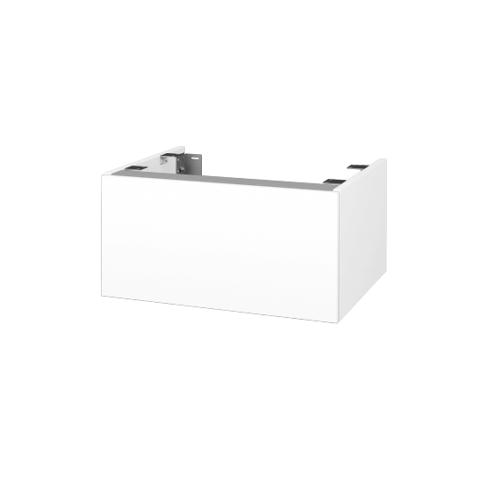 DSD SZZ1 60 Unterschrank für Waschtischplatte (Höhe 30 cm)  - N01 Weiß Hochglanz - L01 Weiß Lack Hochglanz - Nein