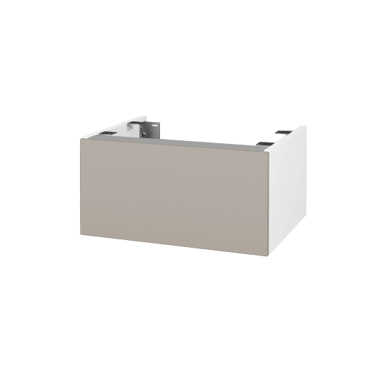 DSD SZZ1 60 Unterschrank für Waschtischplatte (Höhe 30 cm)  - N01 Weiß Hochglanz - N07 Stone - Nein