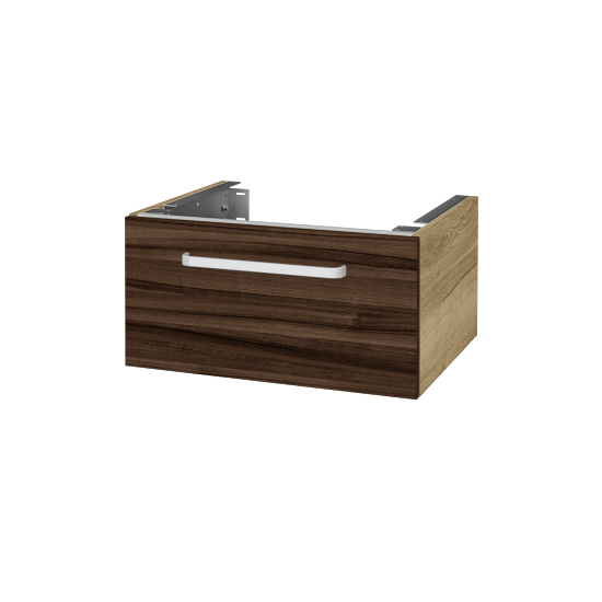 Unterschrank für Waschtischplatte DSD SZZ1 60 (Höhe 30 cm)  - D26 Ontario - Griff T01 - D06 Nussbaum - Nein