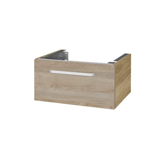 Unterschrank für Waschtischplatte DSD SZZ1 60 (Höhe 30 cm)  - D26 Ontario - Griff T01 - D17 Eiche Colorado - Nein