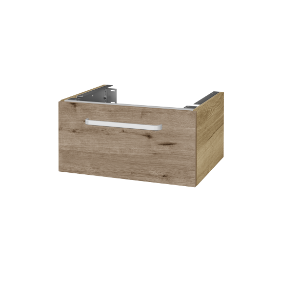 Unterschrank für Waschtischplatte DSD SZZ1 60 (Höhe 30 cm)  - D26 Ontario - Griff T01 - D23 Eiche Herkules - Nein