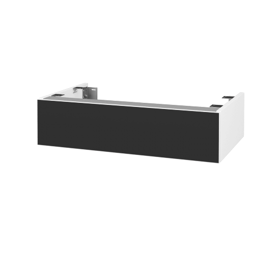 DSD SZZ 80 Unterschrank für Waschtischplatten (Höhe 20 cm)  - N01 Weiß Hochglanz - N03 Graphite - Nein